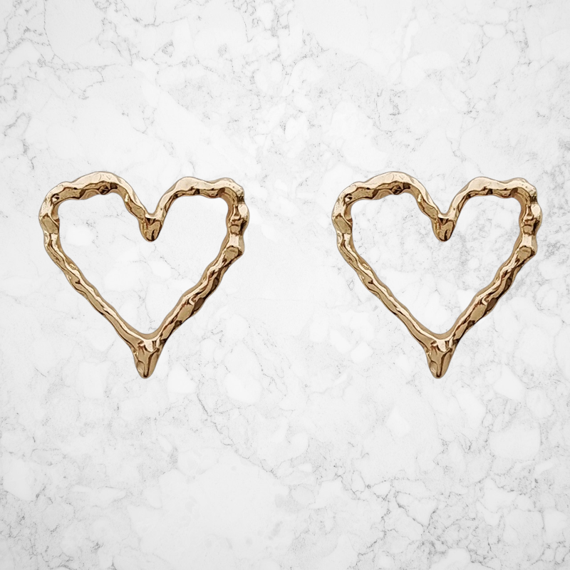 aretes corazón