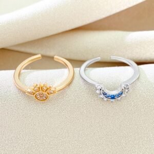 Par de anillos Sol y Luna