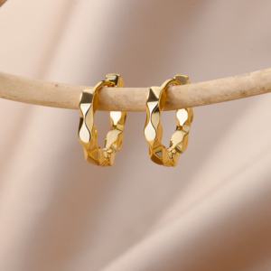 Pendientes Chapa en Oro
